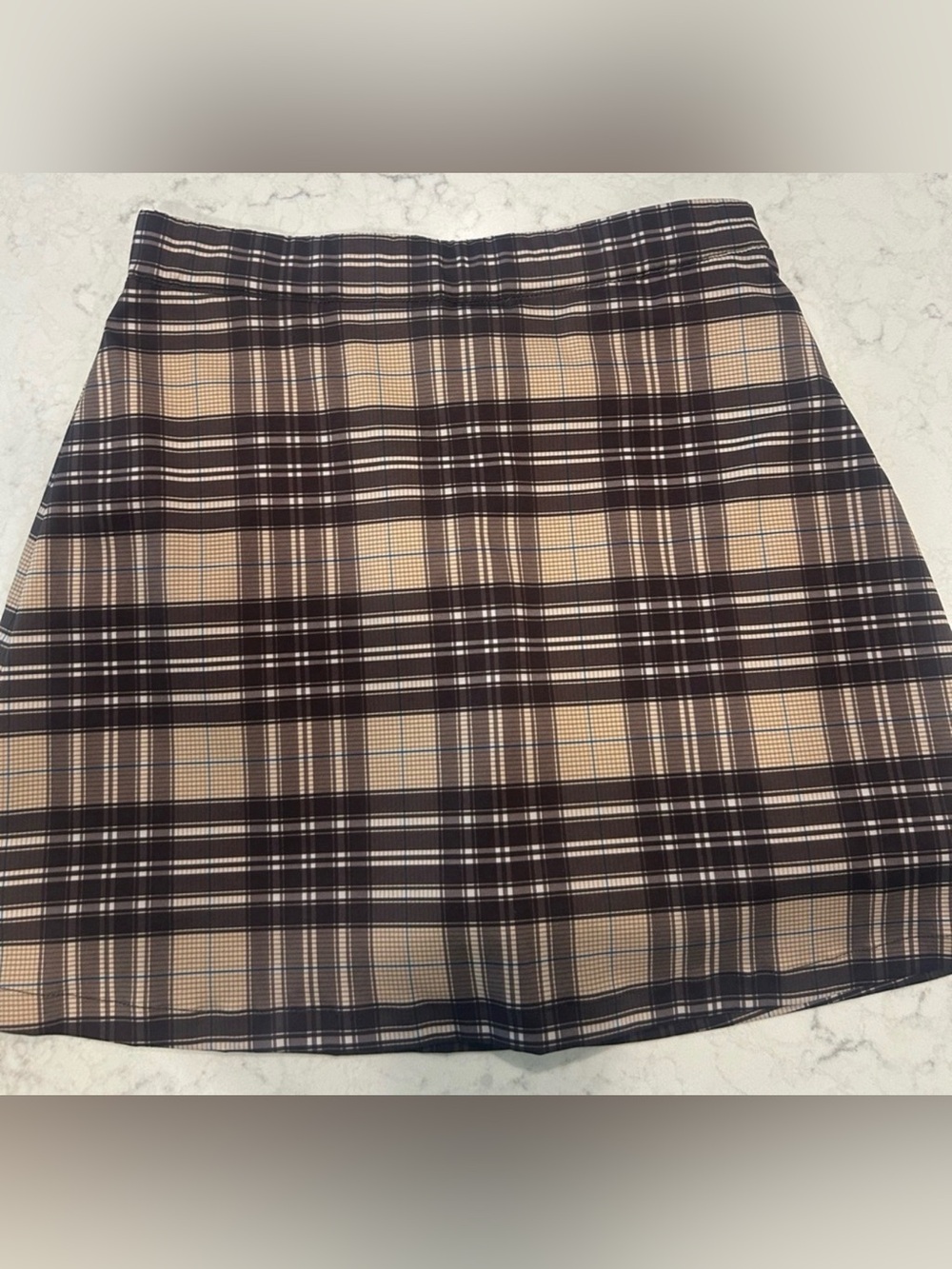 Byrdie Golf Social Wear Plaid Skirt